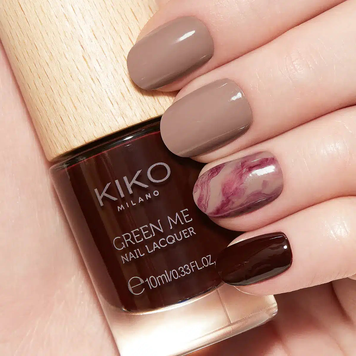 kiko Green Me Nail Lacquer - Vernis à ongles naturel
