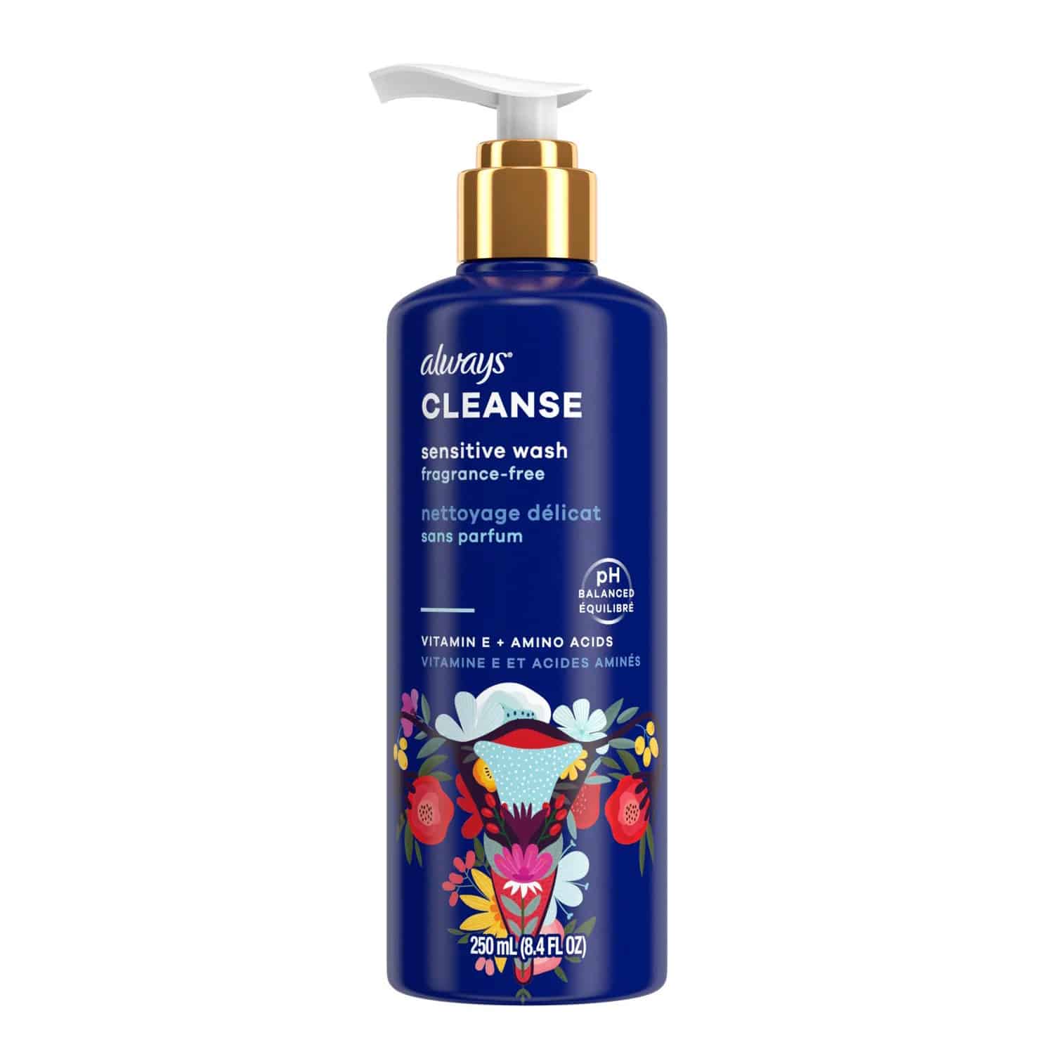 Always Cleanse Nettoyant pour Zones Intimes - PH équilibré - Sans Parfum