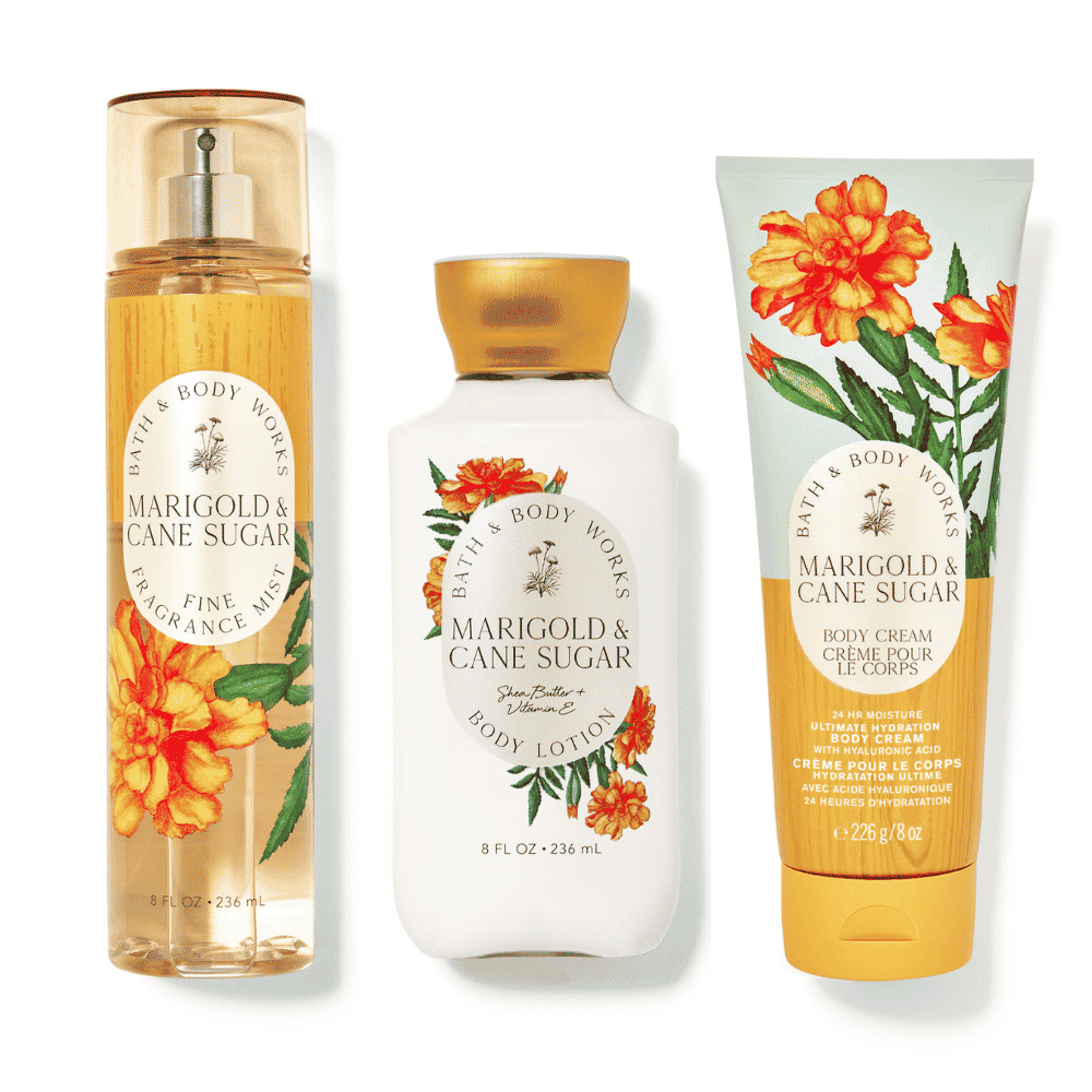 Bath & Body Works Marigold & Cane Sugar Gamme