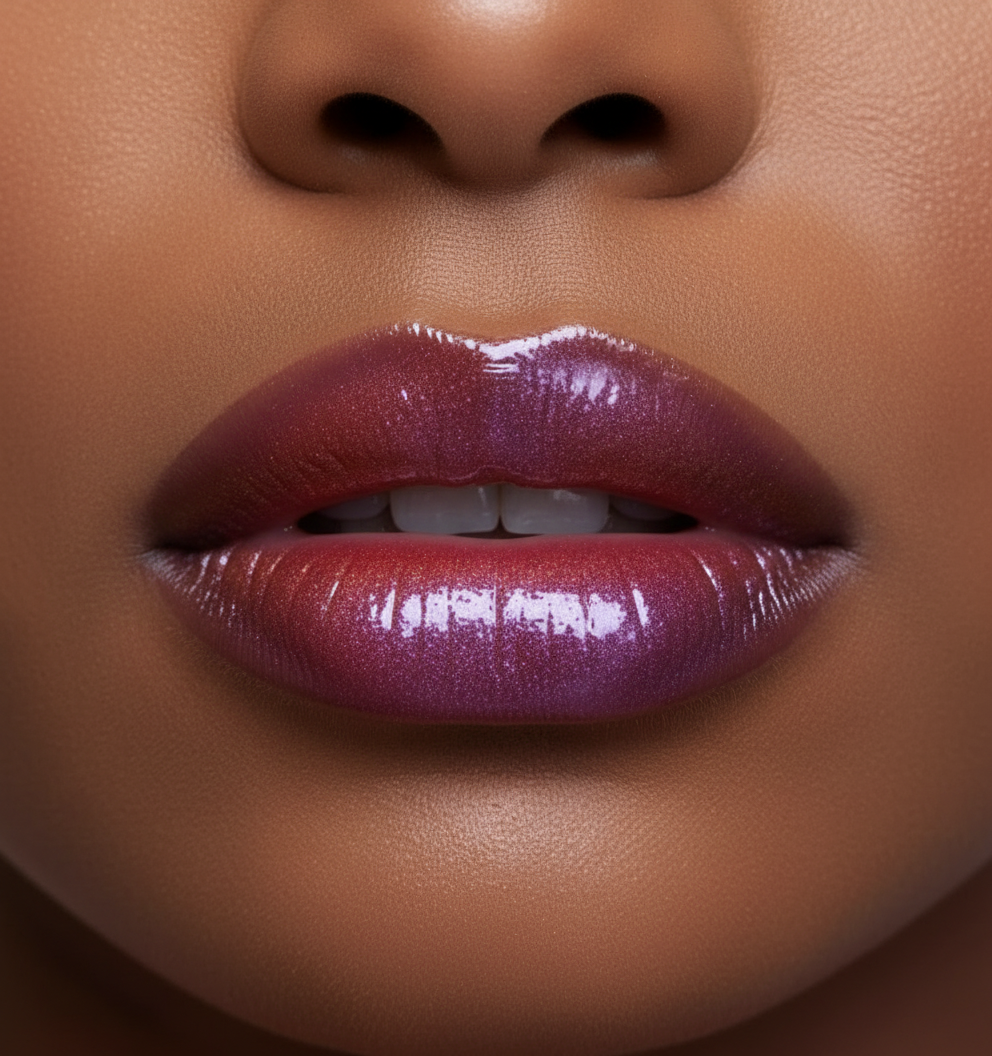 BintaBeauty Gloss à Lèvres Hydratant - Berry