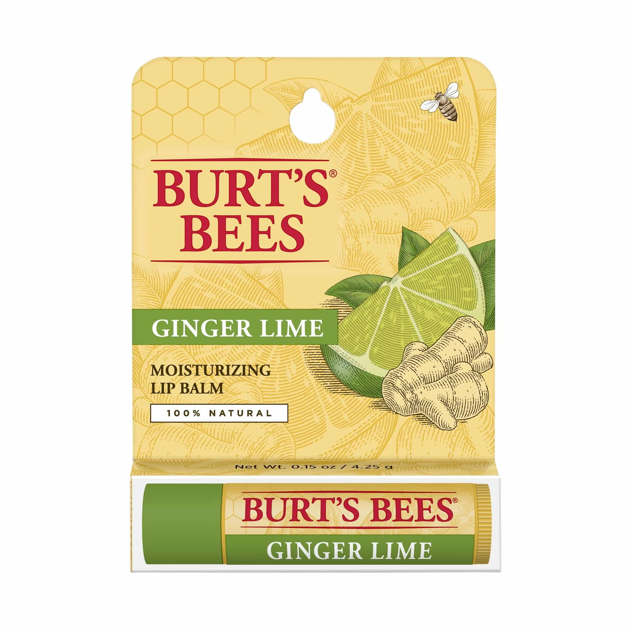 Burt's Bees Baume à lèvres Gingembre & Citron