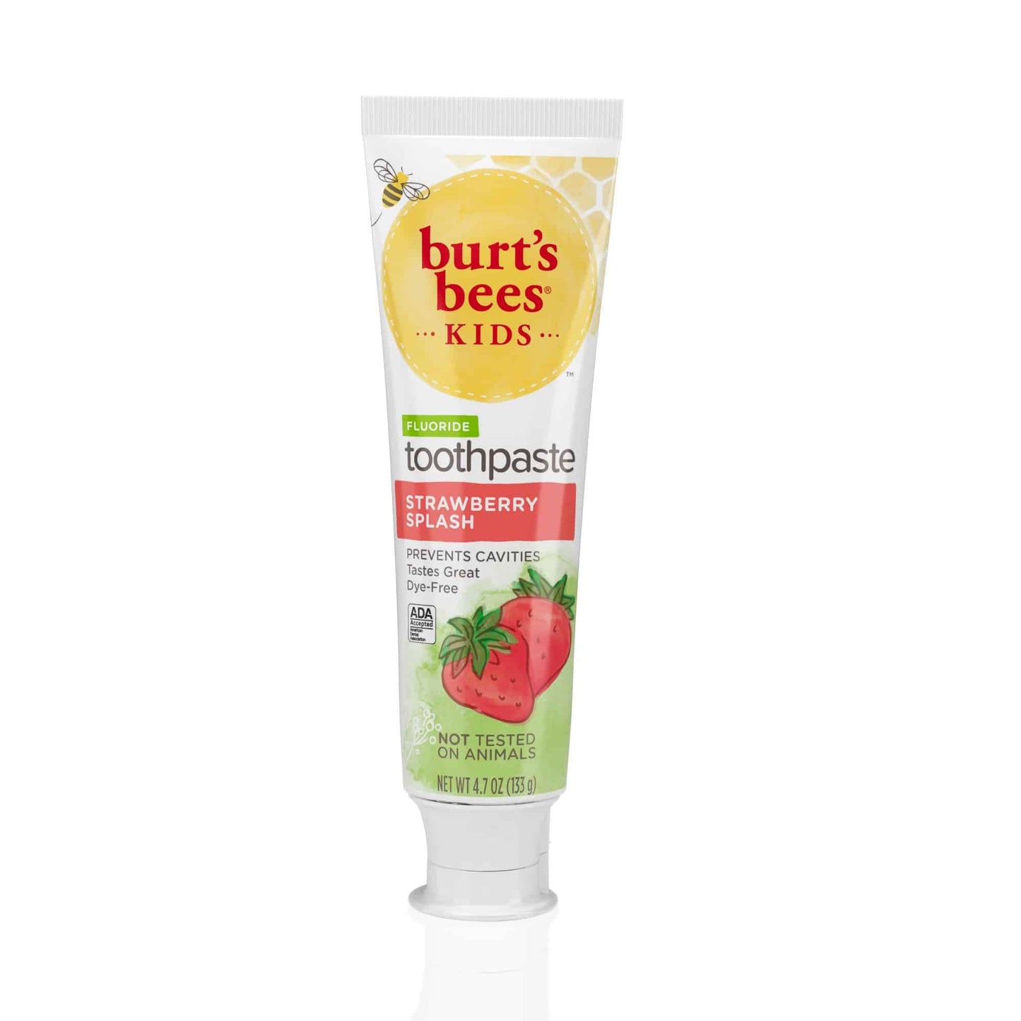 Burt's Bees kids Dentifrice Fluoride Toothpaste Strawberry Splash