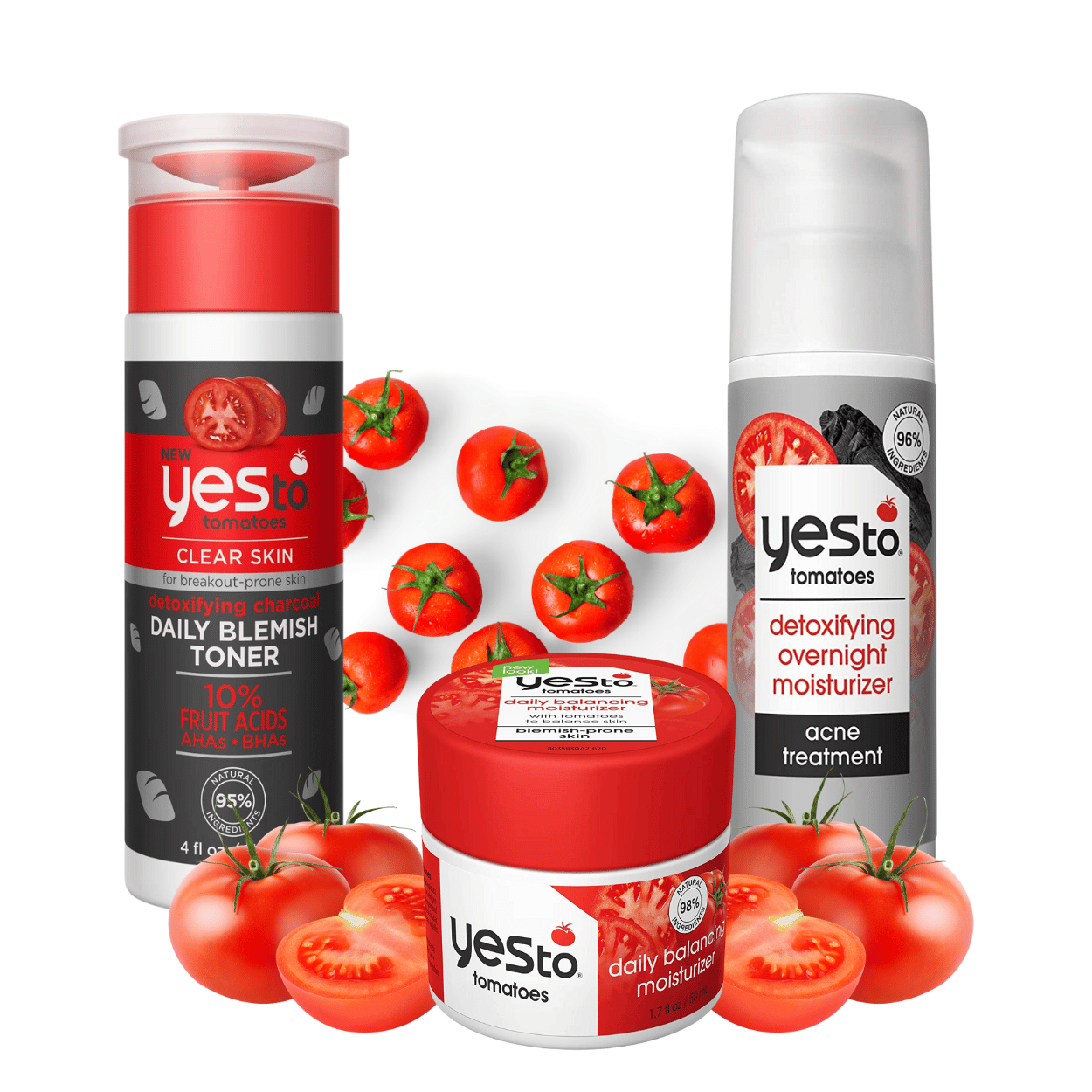 Yes To Tomatoes Gamme anti-boutons et Peaux grasses