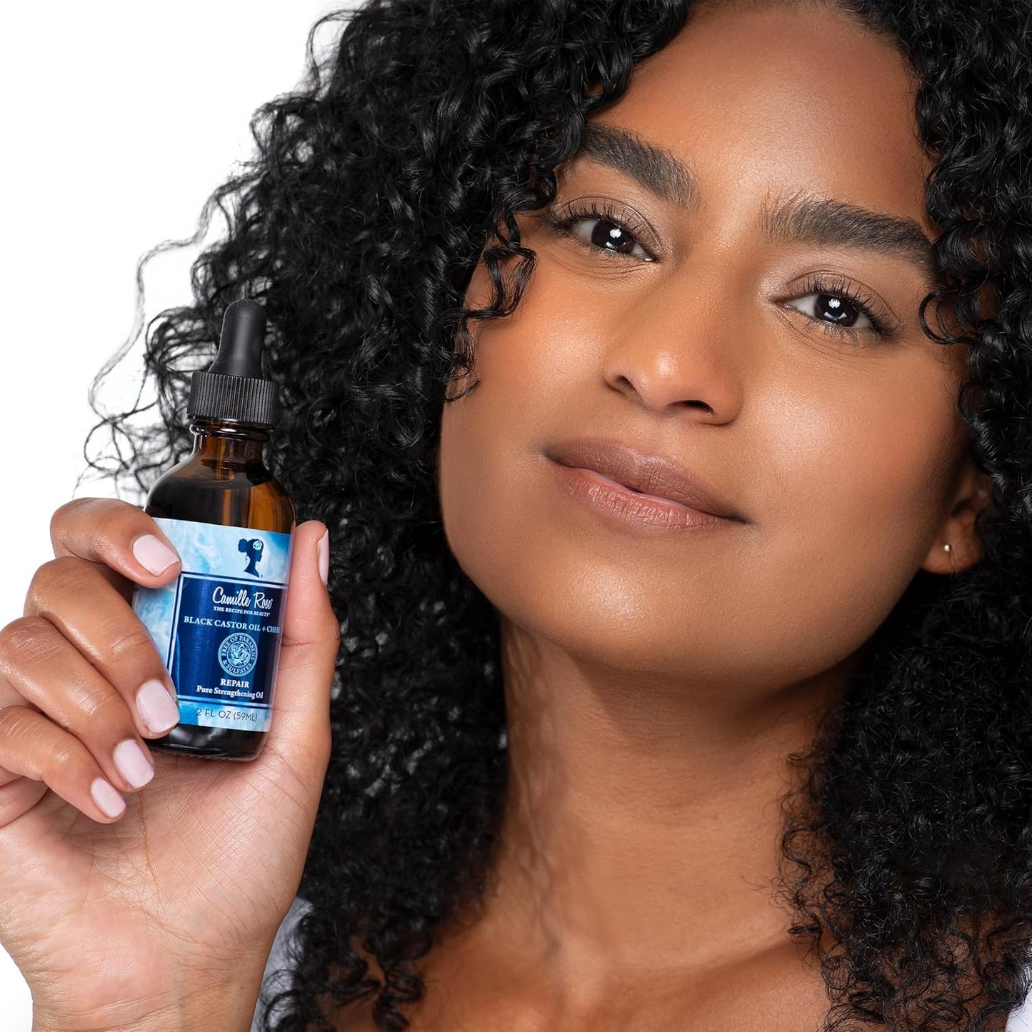 Camille Rose Black Castor Oil + Chebe Hair Repair – Soin Ciblé & Croissance