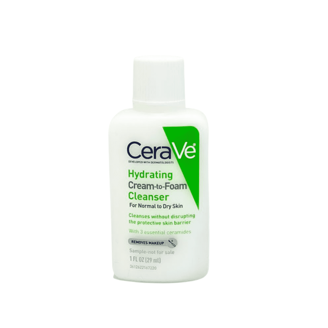 CeraVe Hydrating Cream-to-Foam Face Cleanser - 29ml