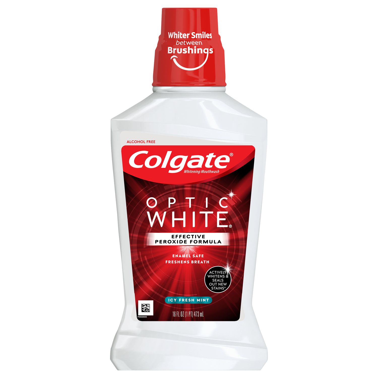 Colgate Optic White Bain de Bouche Blanchissant, 2% Hydrogen Peroxide