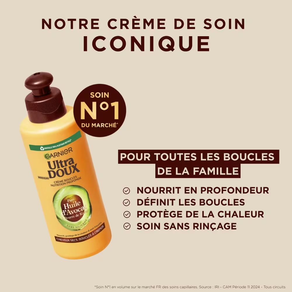 Garnier Ultra doux Crème de Boucles sans rinçage