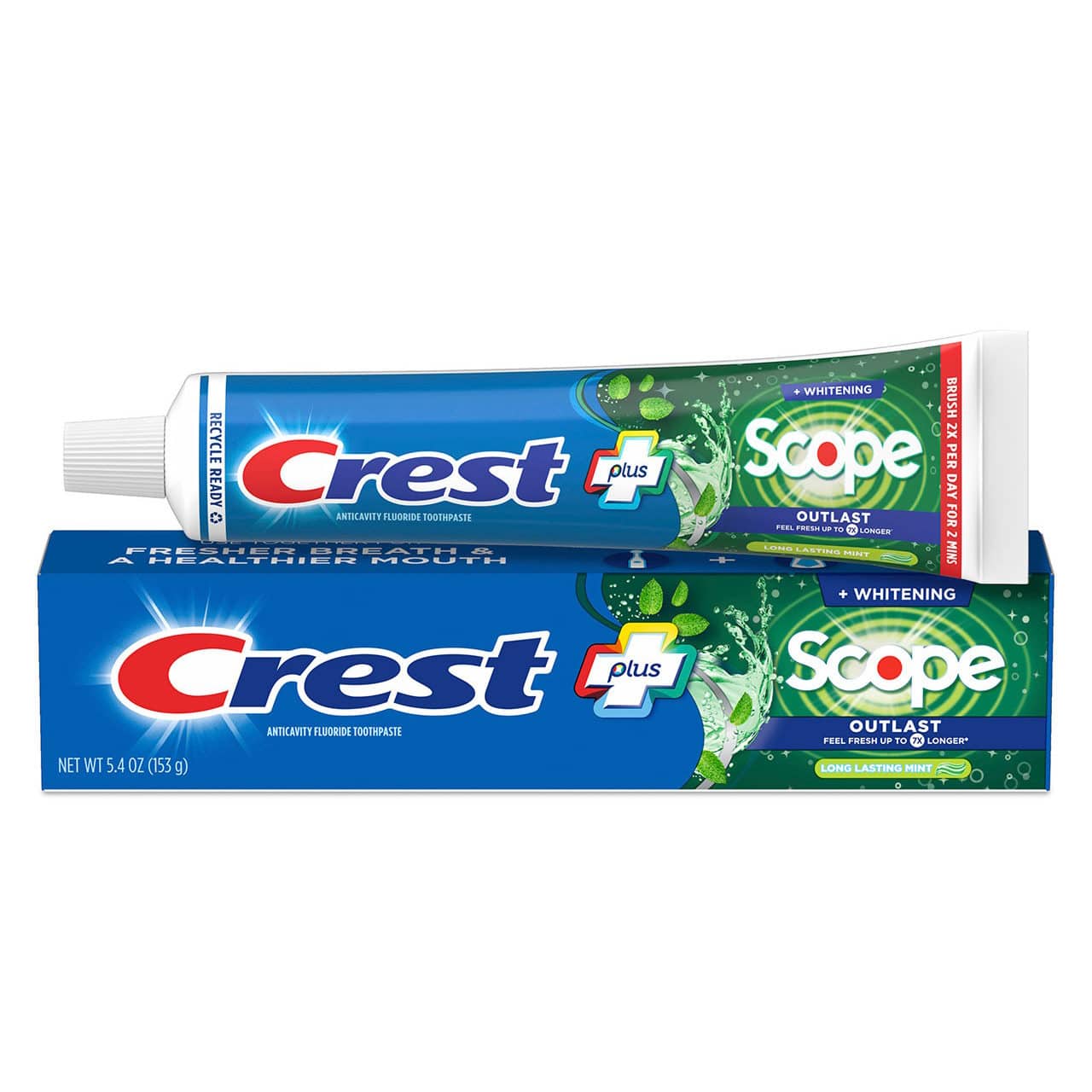 Crest Plus Scope Outlast - Dentifrice Blanchissant