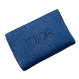 DIOR Pochette DENIM zippée à fermeture éclair