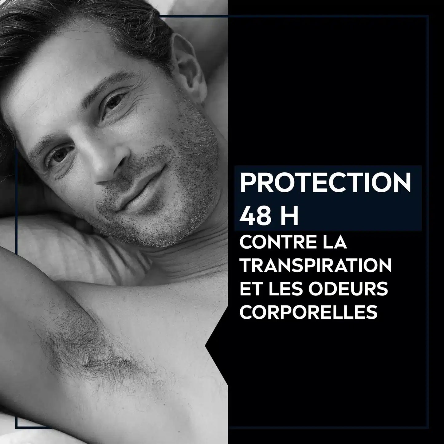 Nivea Men Déodorant bille homme Anti-transpirant Black and White