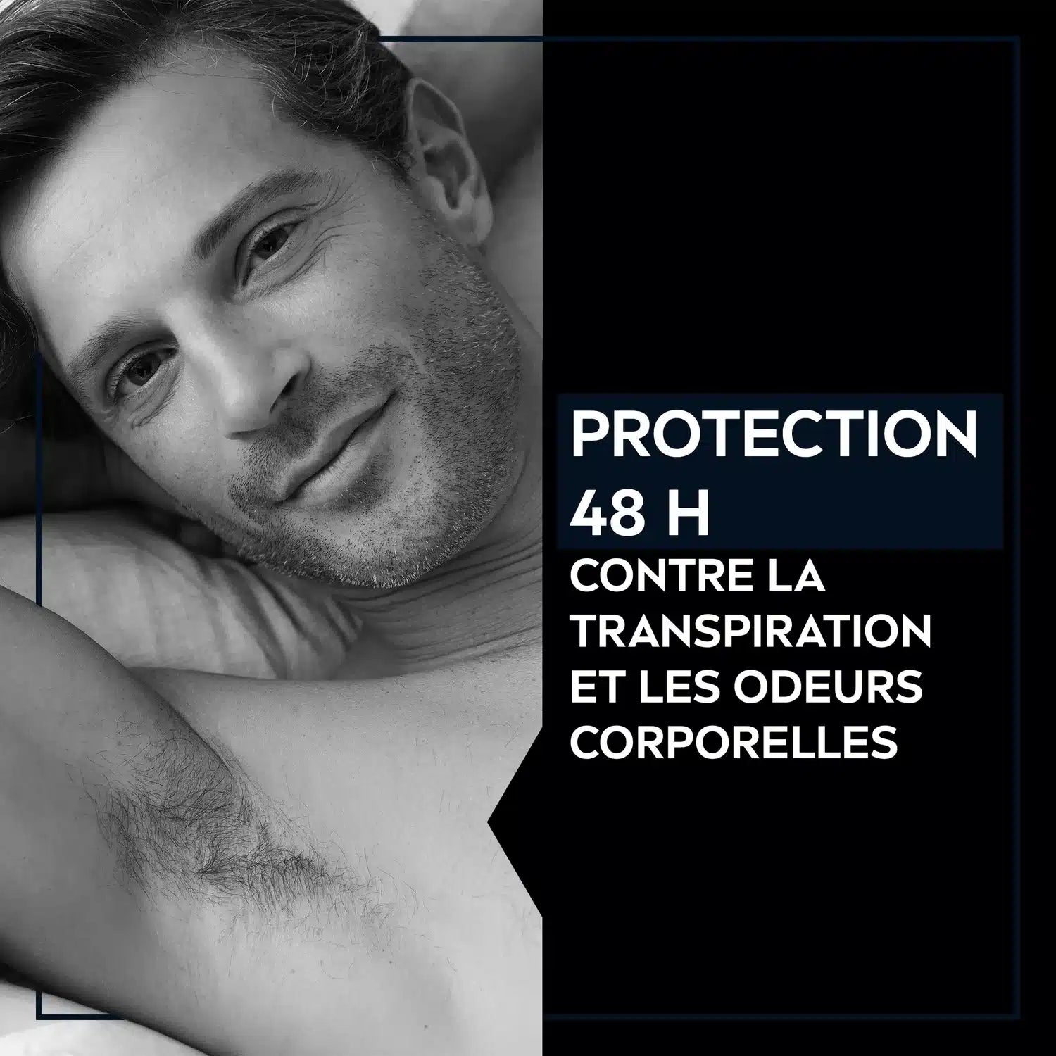 Nivea Men Déodorant bille homme Anti-transpirant Black and White