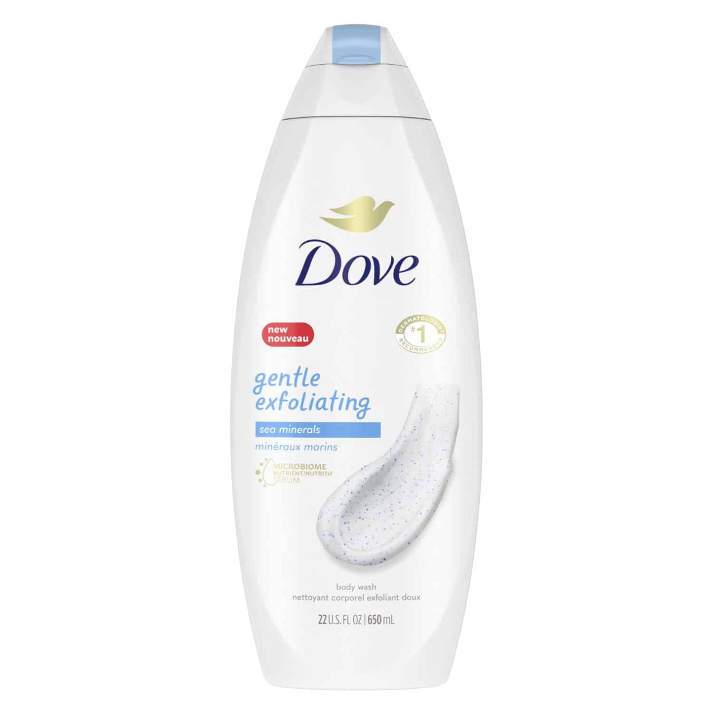 Dove Gel douche exfoliant doux aux minéraux marins
