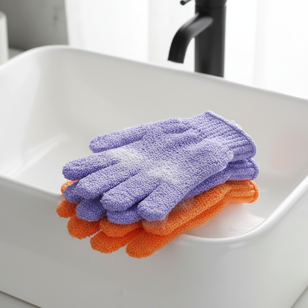 BintaBeauty Paire de Gants Exfoliant pour le Corps