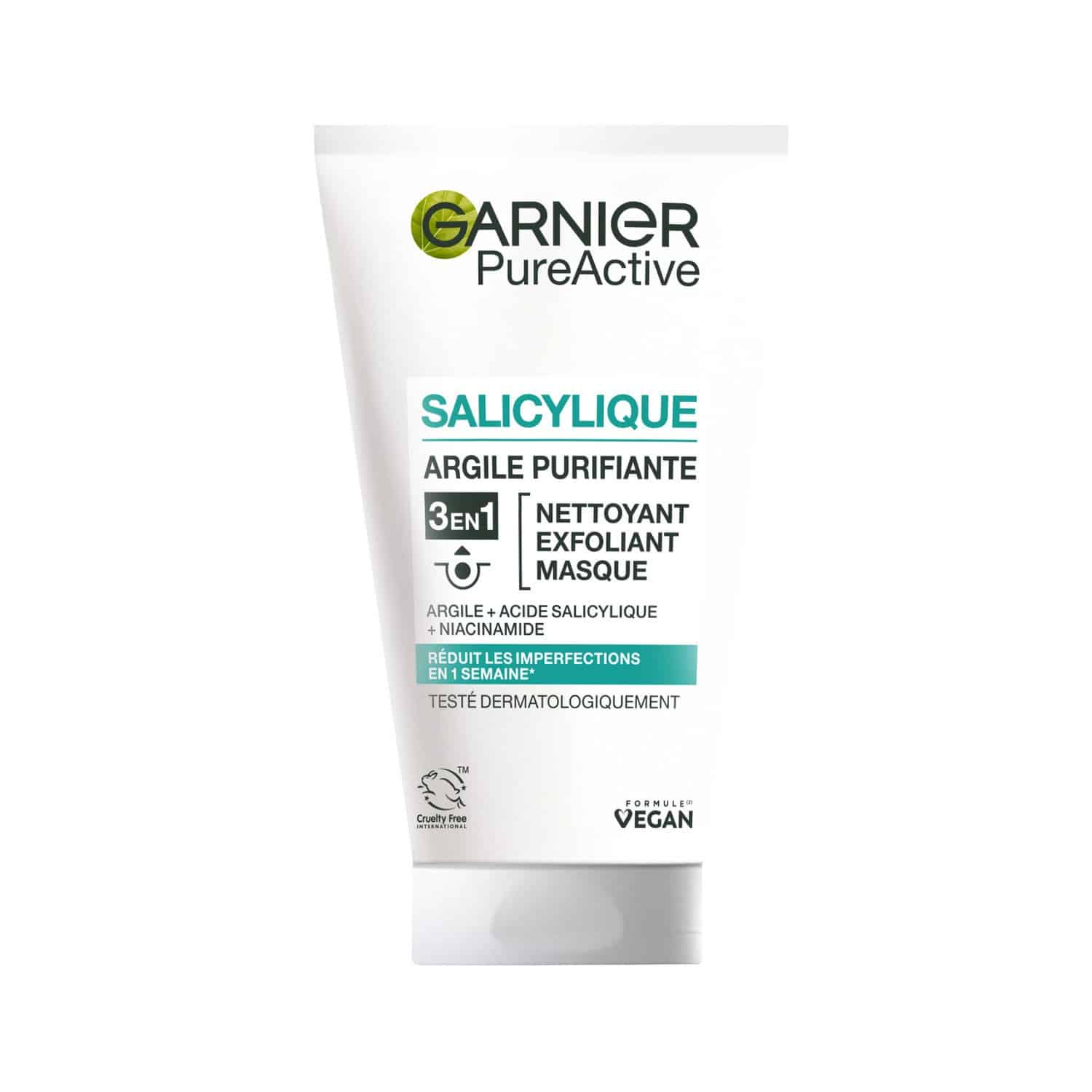 Garnier SkinActive 3 en 1 Argile Purifiante à l’Acide Salicylique