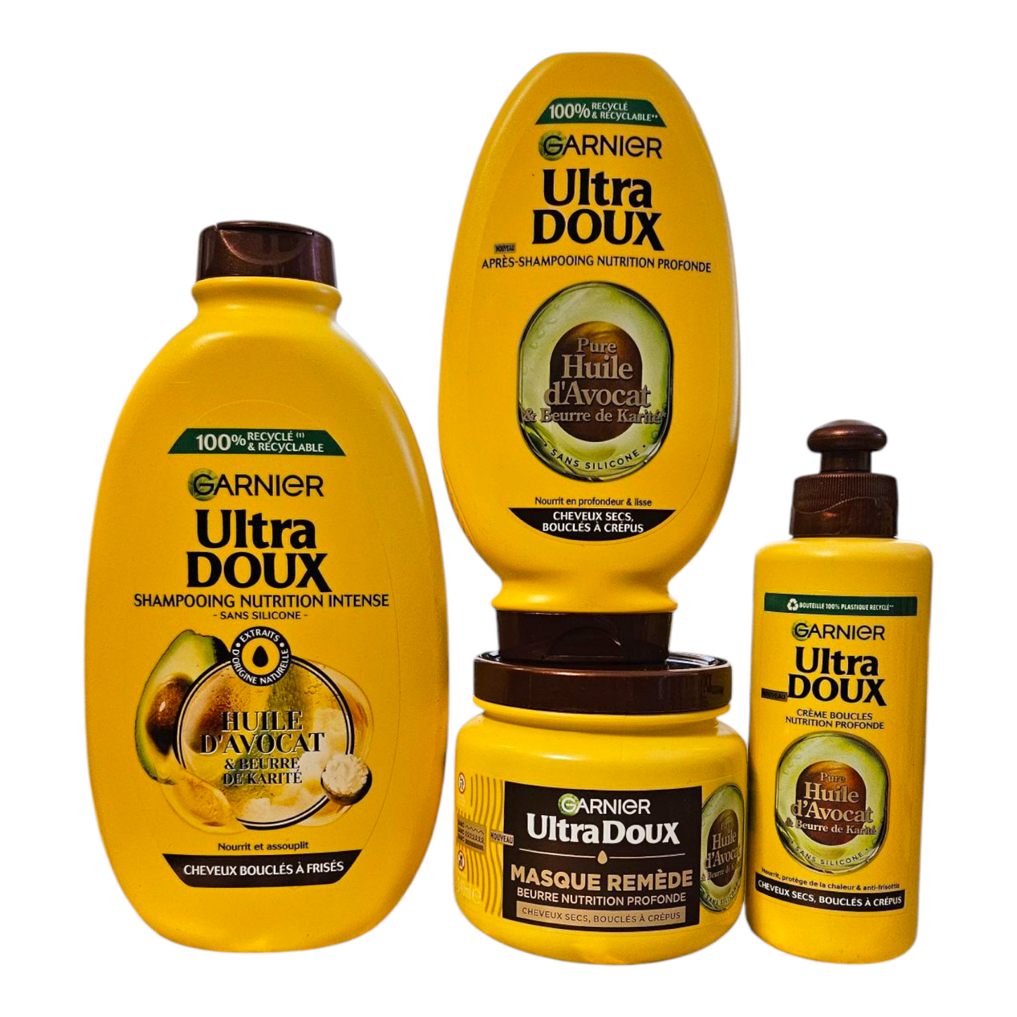 Garnier Ultra doux à l'Huile d'Avocat et Beurre de Karité x 4