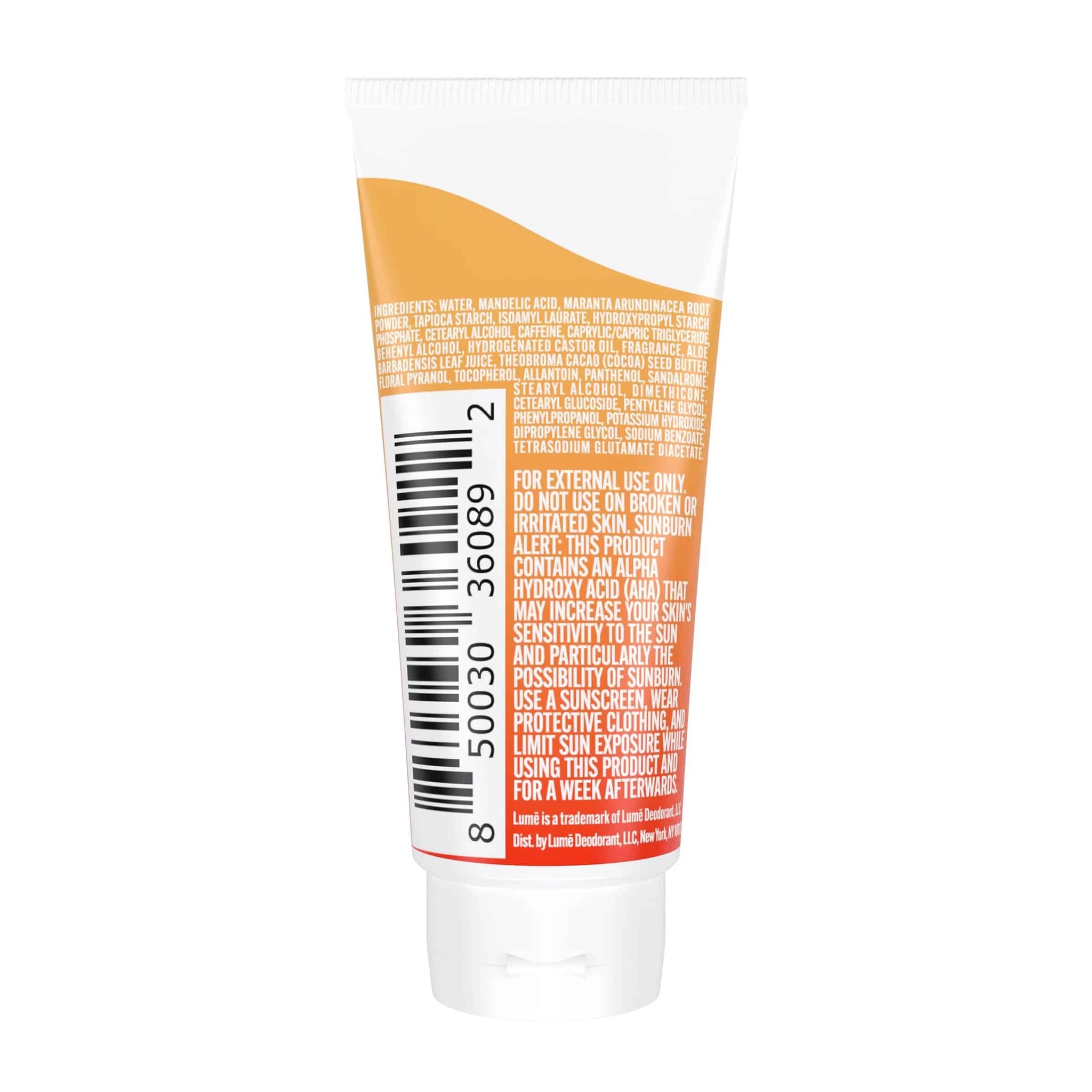 Lume Déodorant crème pour tout le corps - Mandarine
