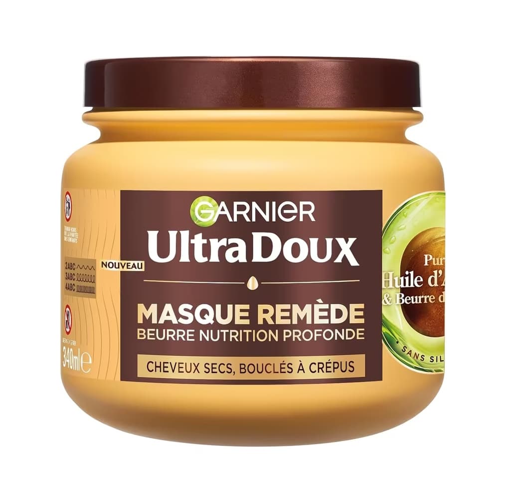 Garnier Ultra doux Masque à l'Huile d'Avocat et Beurre de Karité