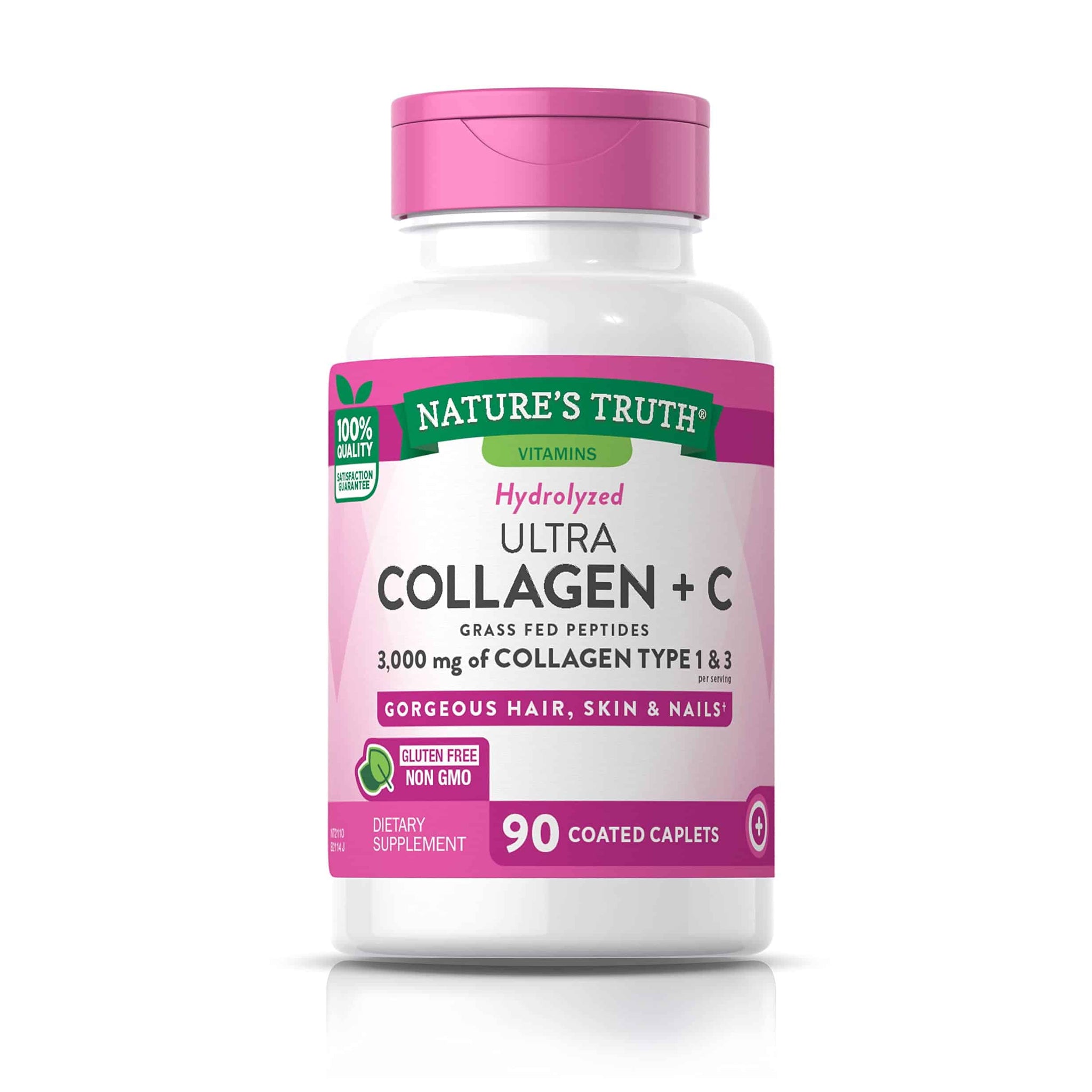 Nature's Truth Collagène 3000mg + Vitamine C