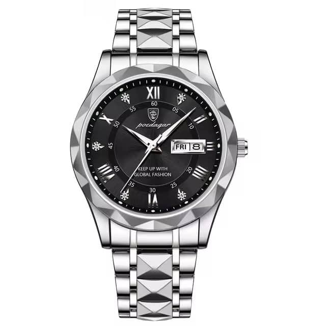 POEDAGAR 615 Montre étanche Quartz Homme