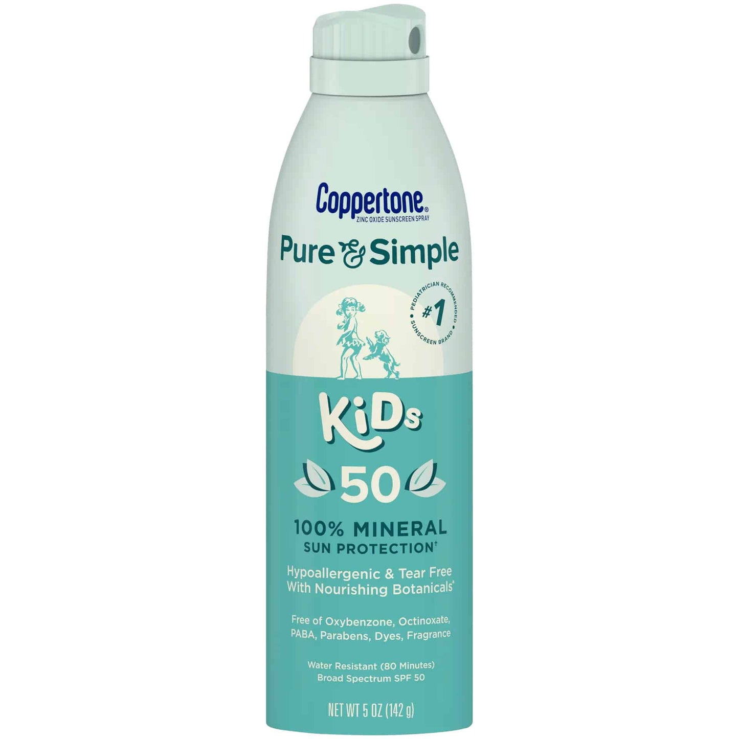 Coppertone Pure & Simple Kids Brume Solaire Spf 50