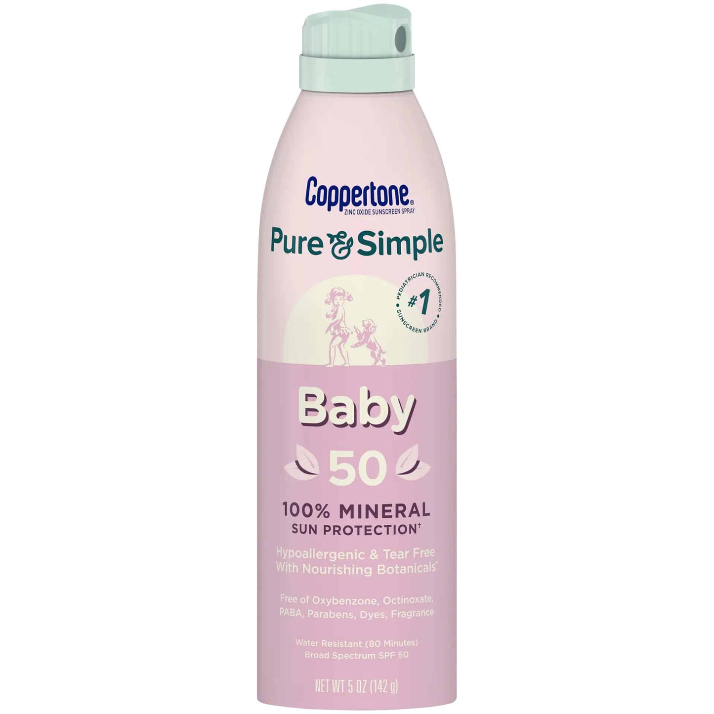 Coppertone Pure & Simple Baby Brume Solaire Spf 50