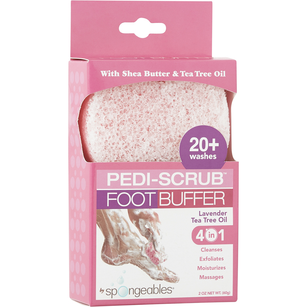Spongeables Pedi-Scrub éponge pour les pieds - 20+