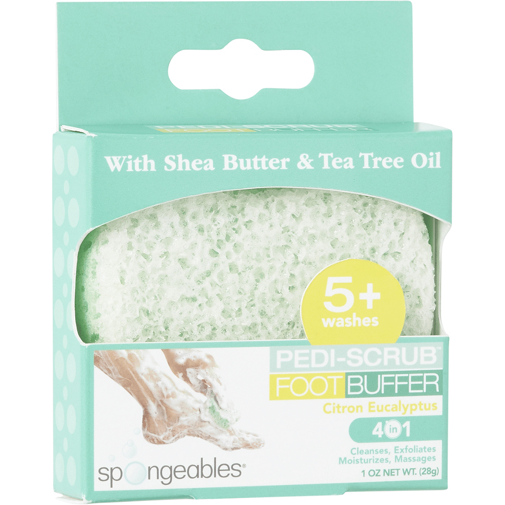 Spongeables Pedi-Scrub éponge pour les pieds
