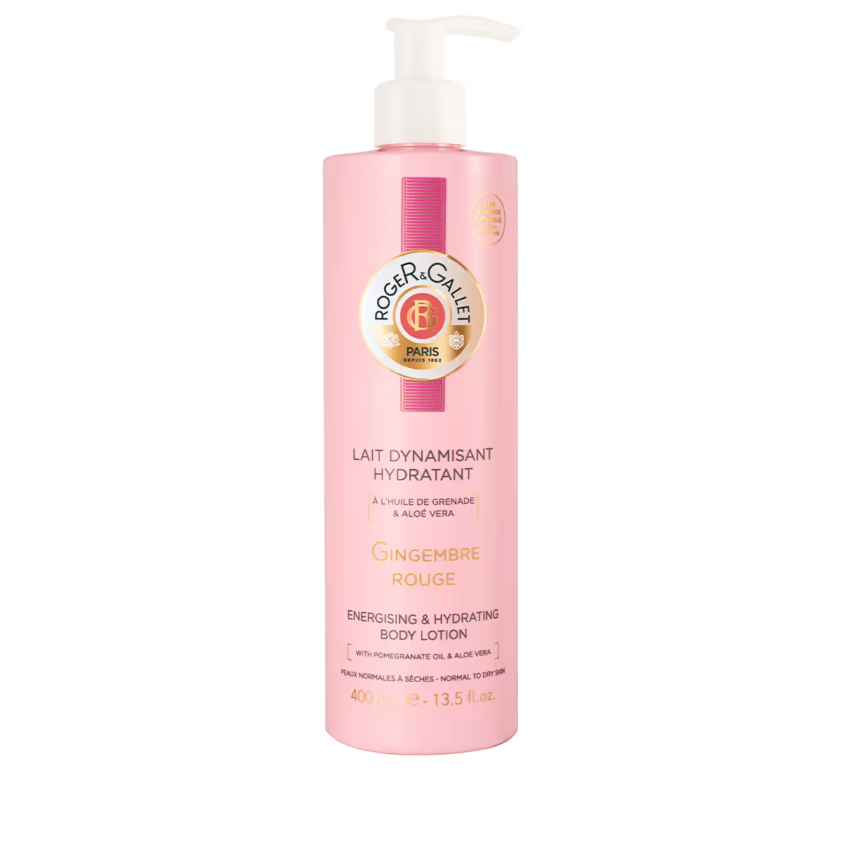 Roger & Gallet Gingembre Rouge Lait Dynamisant Hydratant
