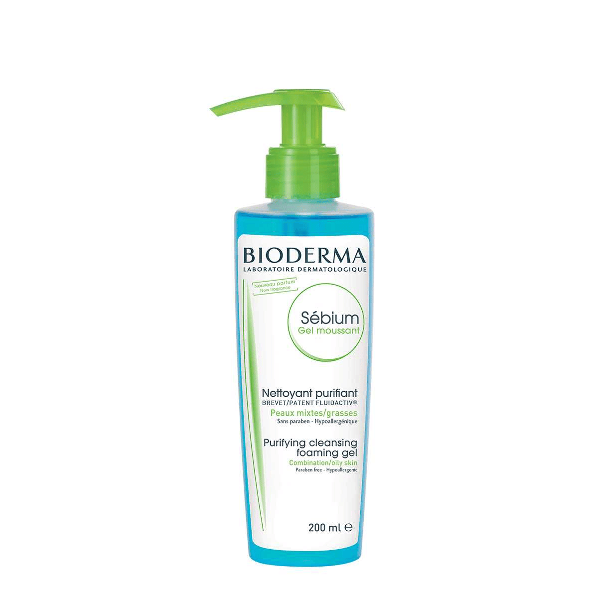 BIODERMA SEBIUM - Gel Moussant Nettoyant et Purifiant