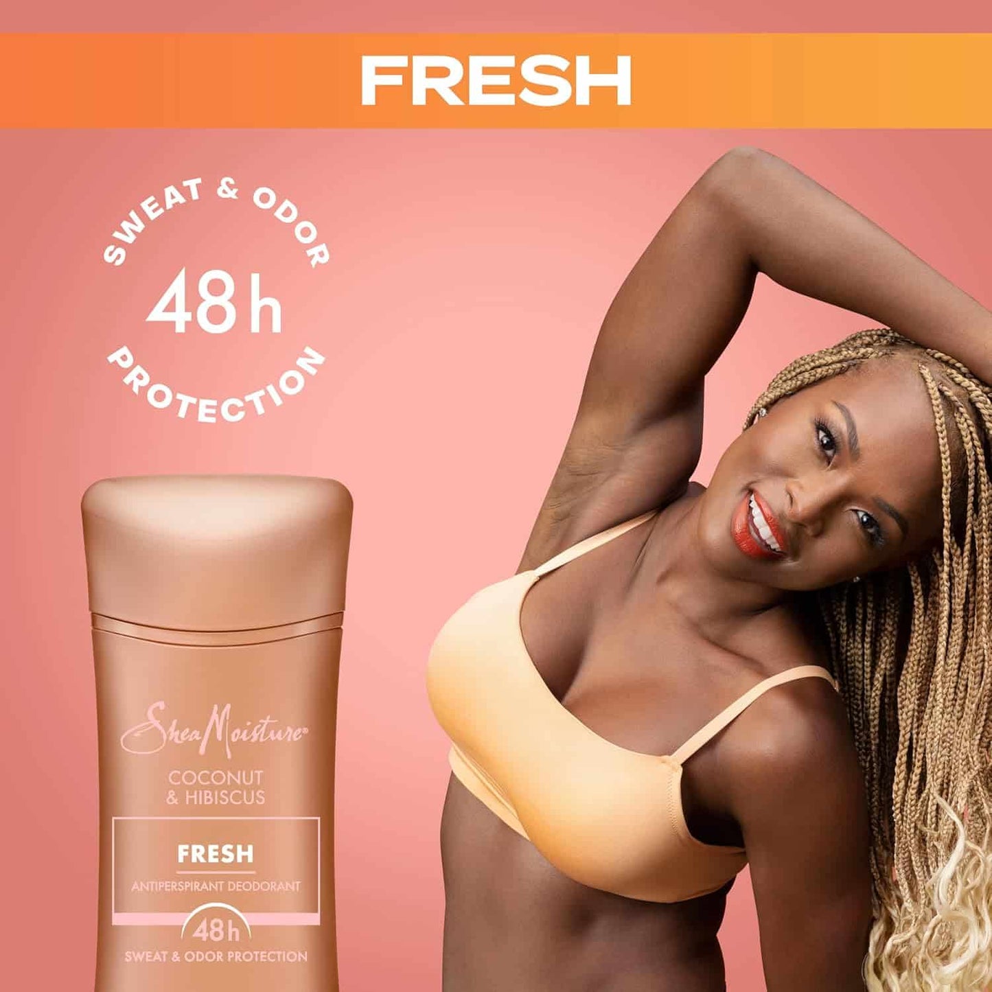 SheaMoisture Déodorant Anti-transpirant Coconut & Hibiscus