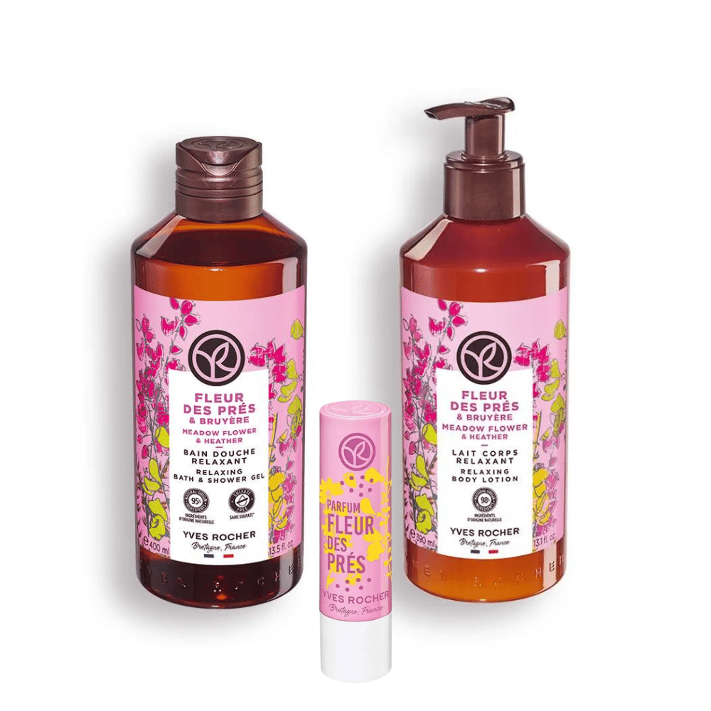 Yves Rocher Gamme Fleur des Prés & Bruyère