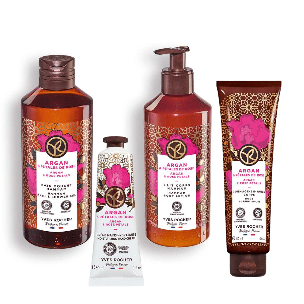 Yves Rocher Gamme Corps Argan & pétales de Rose