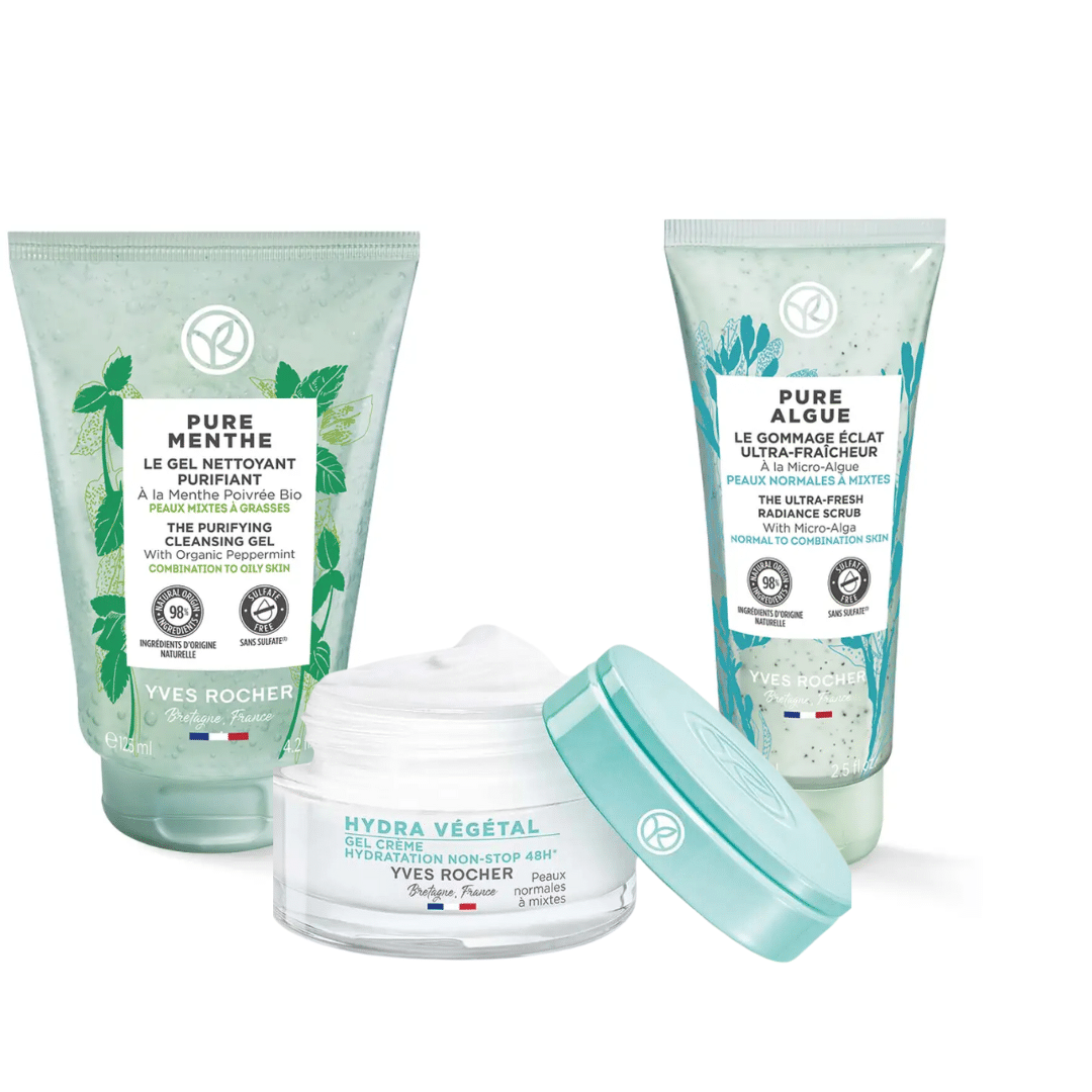 Yves Rocher Gamme Pure Menthe - Gel Nettoyant Purifiant