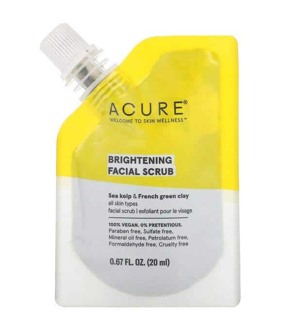 Acure Gommage visage Éclaircissant