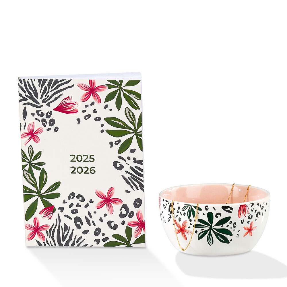 Yves Rocher Duo L'agenda et la coupelle à bijoux en céramique