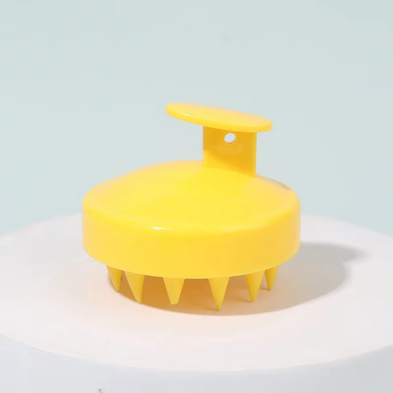 BintaBeauty Brosse Massante & Stimulante Cuir Chevelu - Jaune