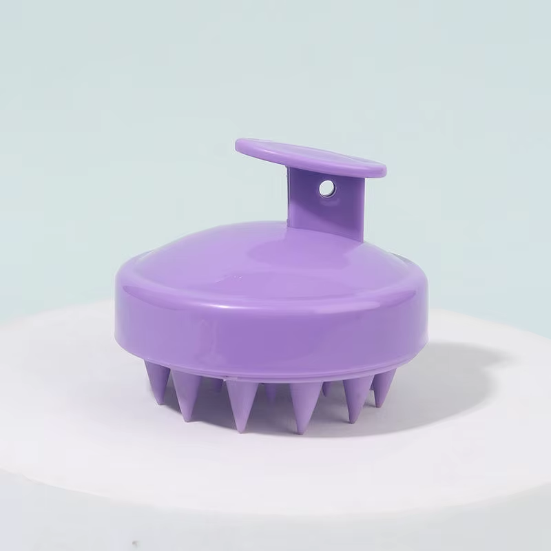 BintaBeauty Brosse Massante & Stimulante Cuir Chevelu - Violet