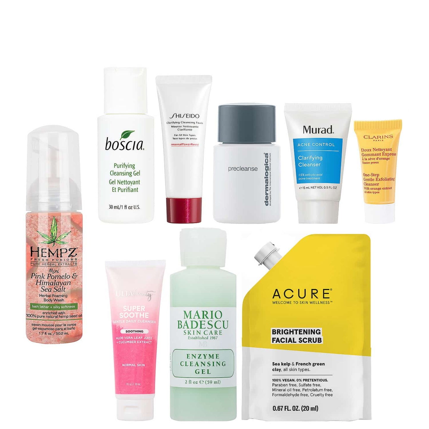 Coffret Soin du Visage Nettoyants et gommages