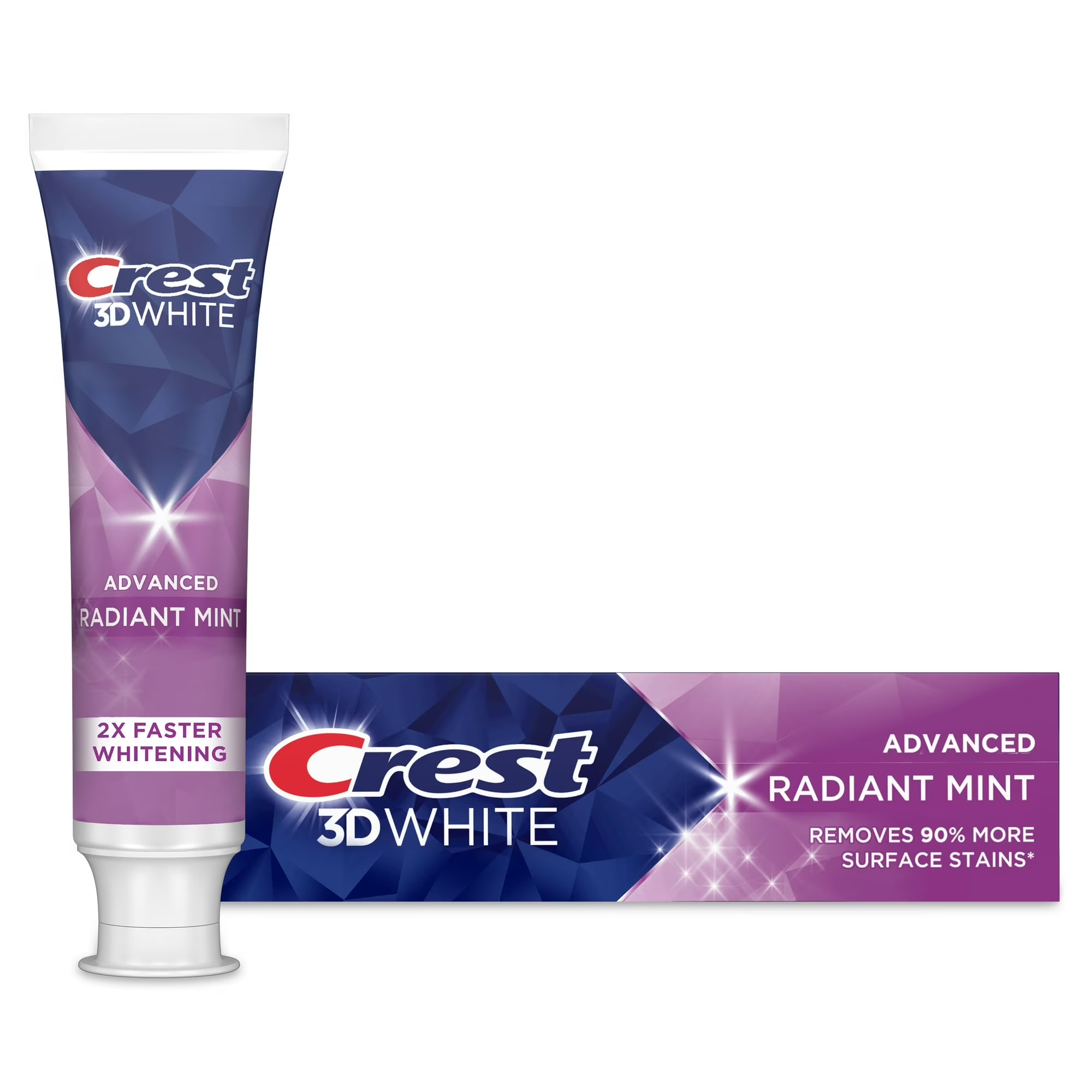 Crest 3D White Advanced Teeth Whitening Toothpaste (Radiant Mint)