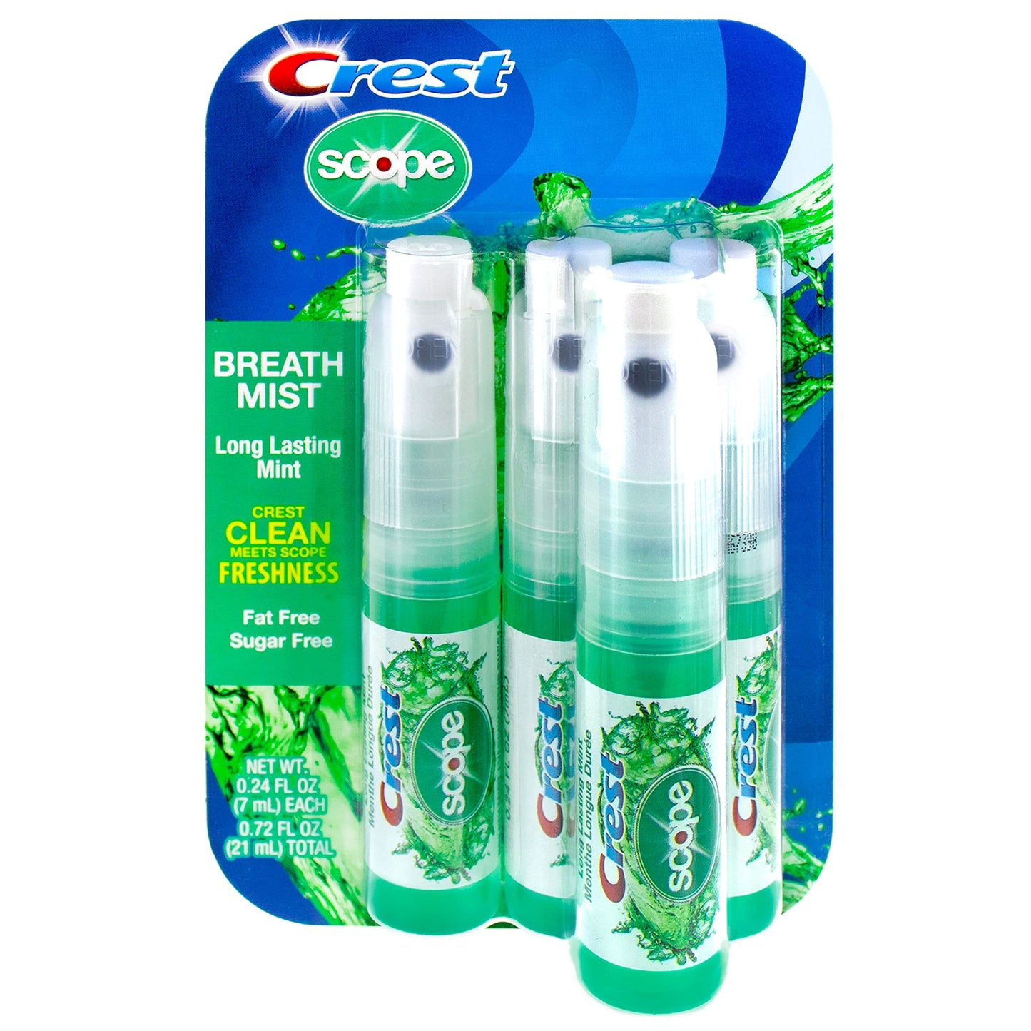 Crest Scope Spray Haleine fraiche Menthe longue durée