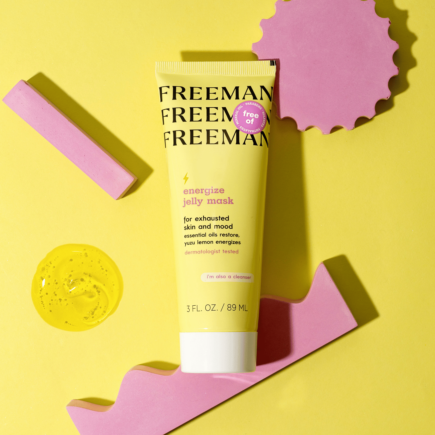 Freeman Yuzu Energize Masque facial à la gelée de citron