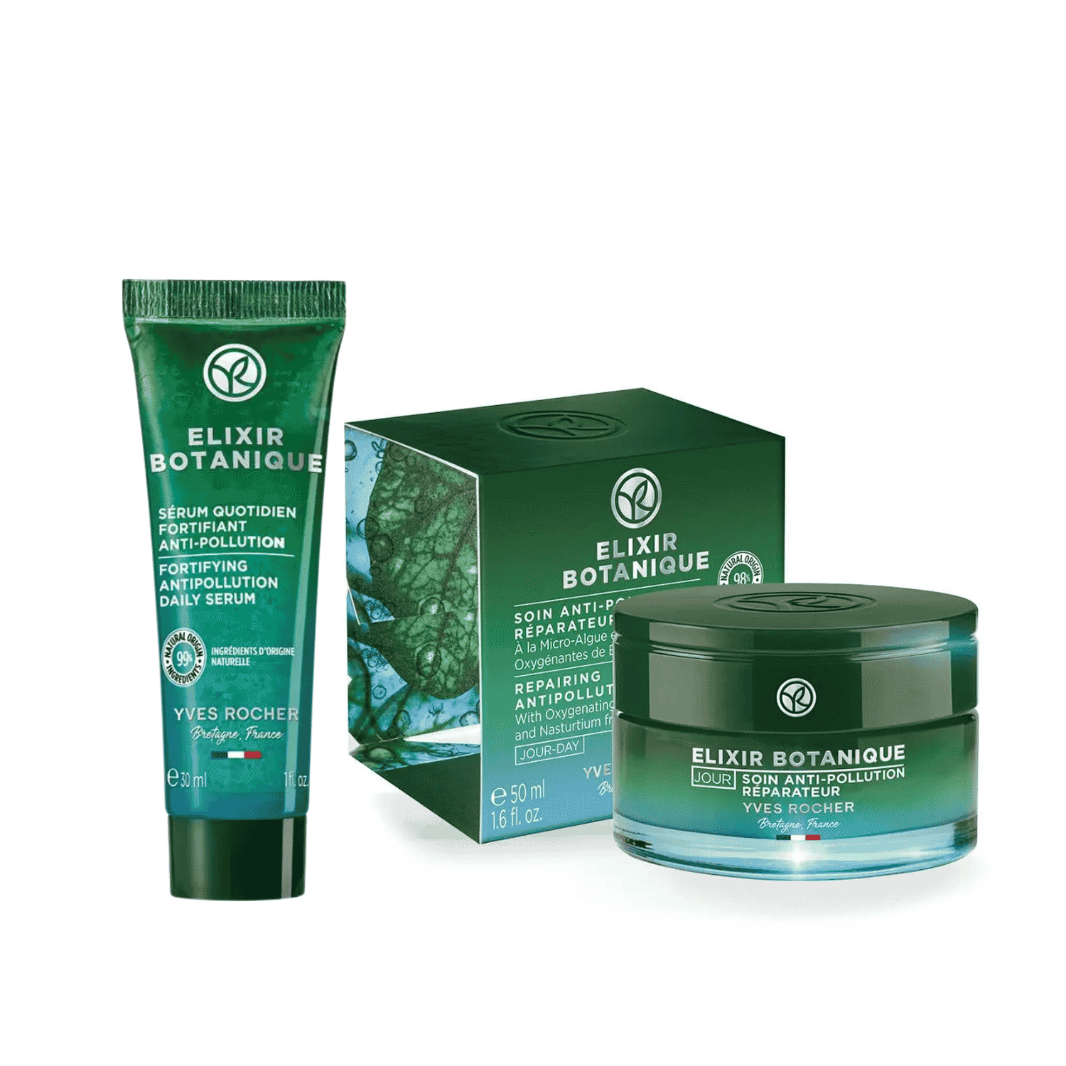 Yves Rocher Soin et Sérum Anti-Pollution Réparateur Jour