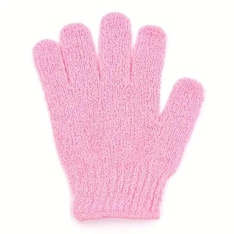 BintaBeauty Paire de Gants Exfoliant pour le Corps - Rose