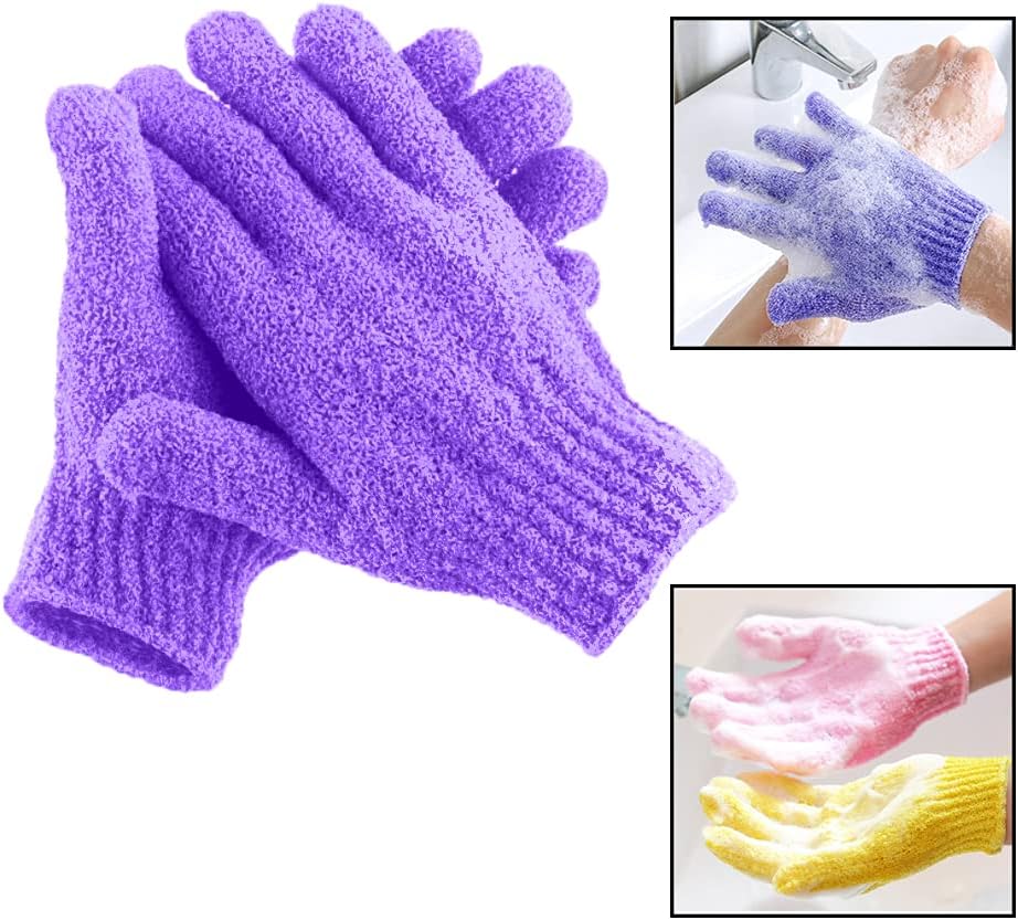 BintaBeauty Paire de Gants Exfoliant pour le Corps