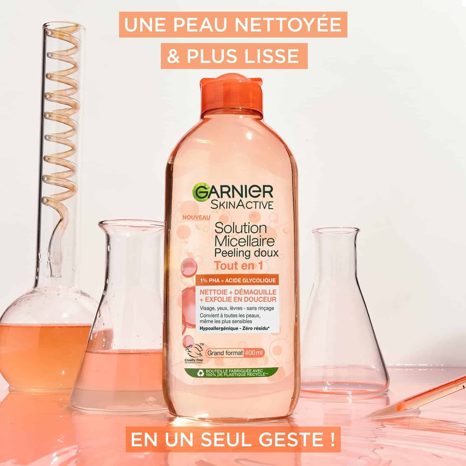 Garnier SkinActive Eau Micellaire Tout-en-1 Peeling Doux