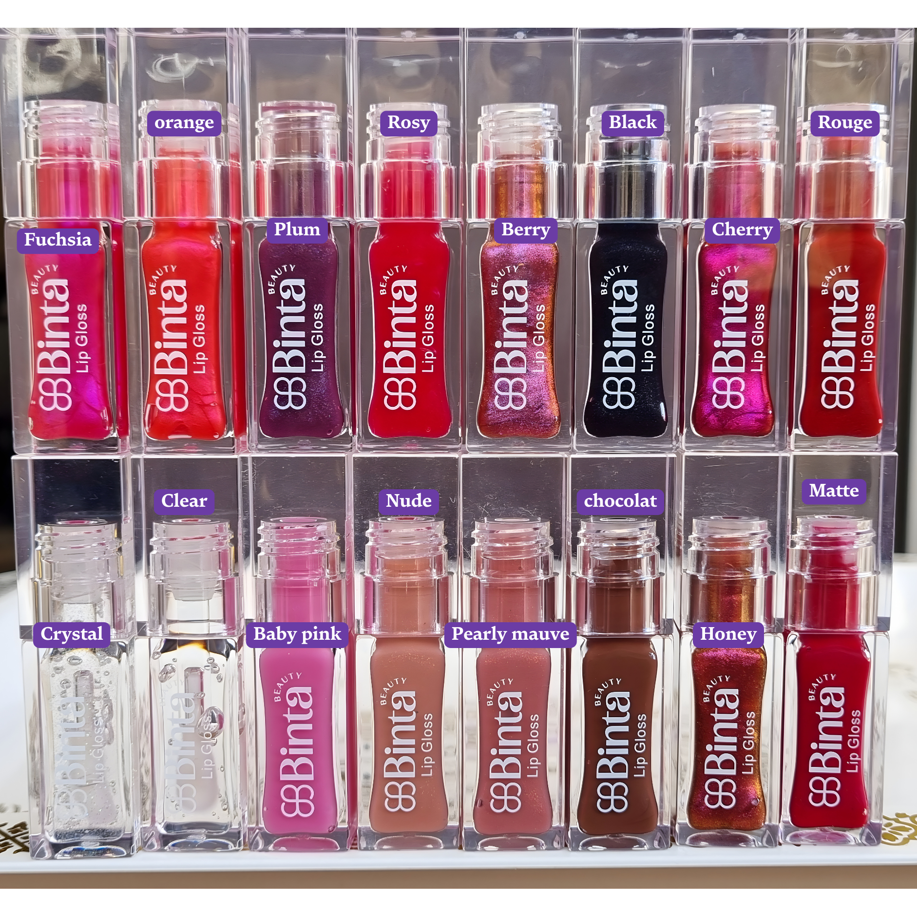 BintaBeauty Gloss à Lèvres Hydratant