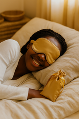 Binta Beauty Masque de nuit Sommeil - Satin de soie + Pochon OFFERT