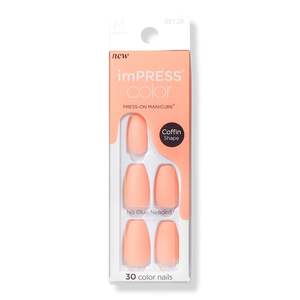 KISS imPRESS Solid Color Medium - Faux Ongles