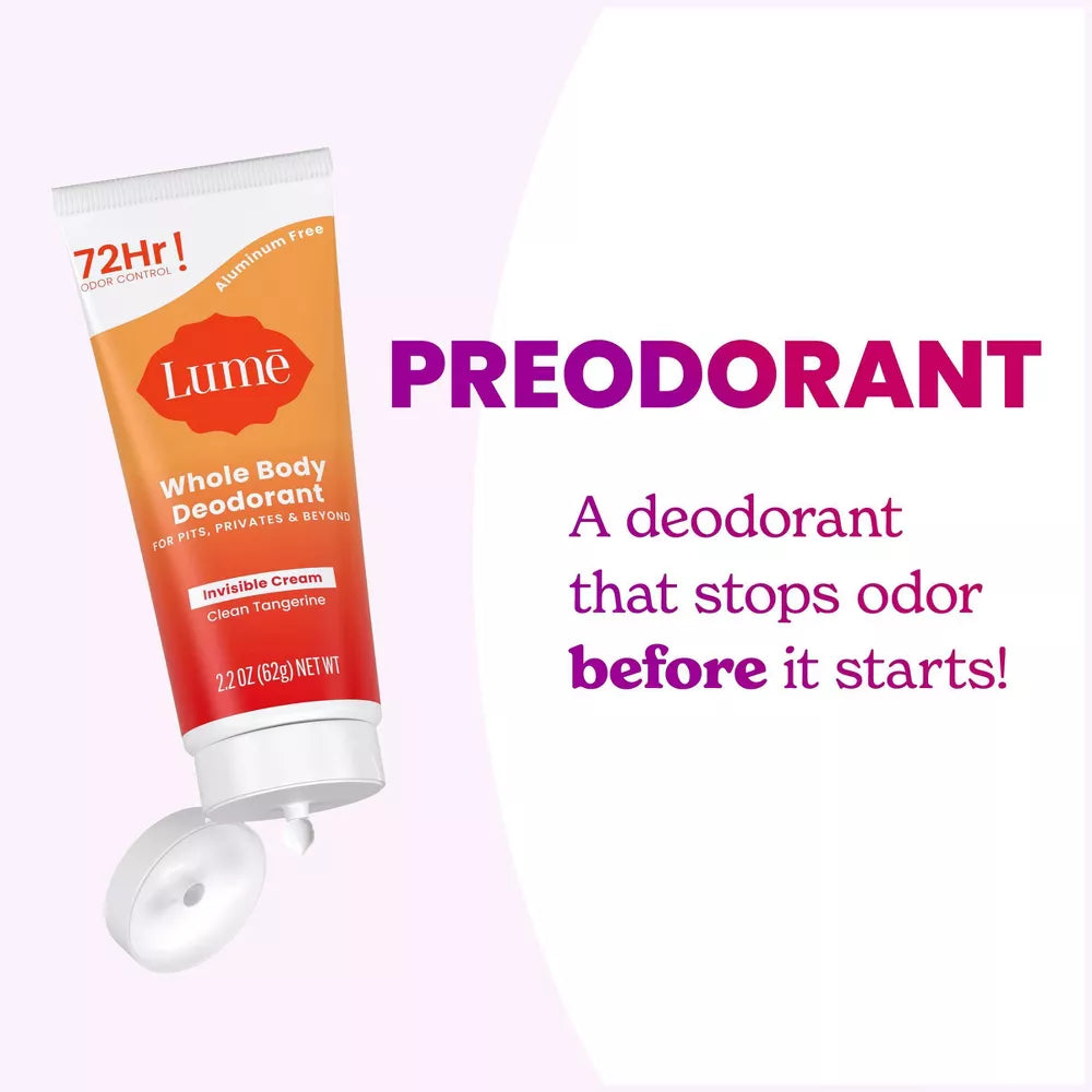 Lume Déodorant crème pour tout le corps - Mandarine