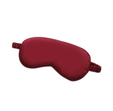 Binta Beauty Masque de nuit Sommeil - Satin de soie + Pochon OFFERT - Rouge Foncé
